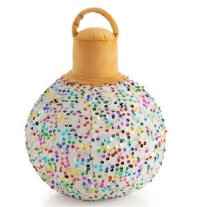 Shiraleah Colorful Sequin Plush Ornament!  EUC!